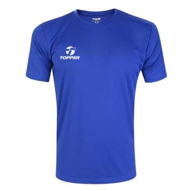 Imagem de Camiseta Topper Masculina Classic New Azul Marinho
