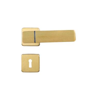 Imagem de Fechadura para Porta de Quarto Interna com Roseta Capri 40mm MGM Bronze Latonado
