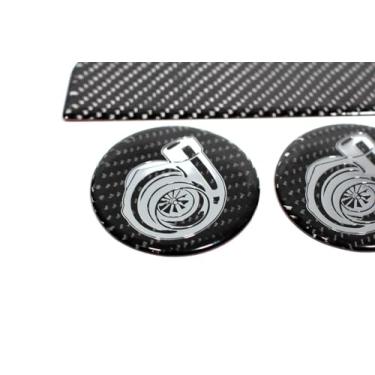 Imagem de Coyote Badge Shop - Suporte de copo e forros de bandeja Ecoboost Boosted Turbo - Fibra de carbono - para Ford Mustang 2015+ - Os produtos originais Mustang Coyote (preto/vermelho)