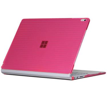 Imagem de mCover Capa compatível apenas com Microsoft Surface Book 1/2/3 de 13,5 polegadas 2016 ~ 2022 com tela removível para tablet (não serve para modelos de laptop de superfície mais baratos) - rosa
