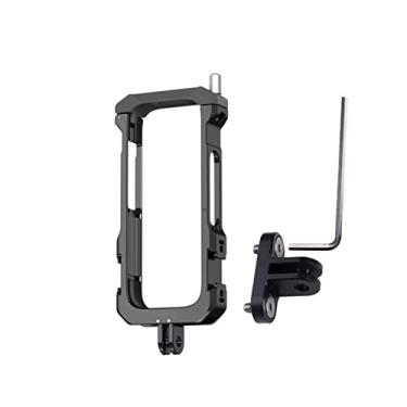 Imagem de LICHIFIT Gaiola utilitária de liga de alumínio para Insta360 X3 Cold Shoe Bezel Mount Capa protetora moldura acessórios de câmera de ação panorâmica