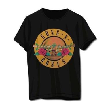 Imagem de Camiseta Gun's N Roses  Preta Banda De Rock  Mr. Brownstone Bad Obsession Unissex-Unissex