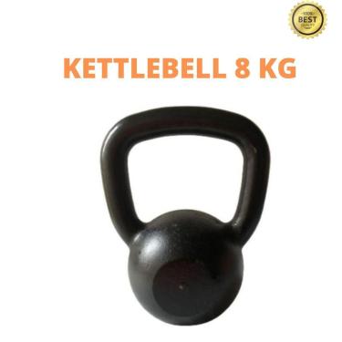 Imagem de Kettlebell Pintado 8 kg - Super Premium para Musculatura dos Ombros e Braços.-Unissex