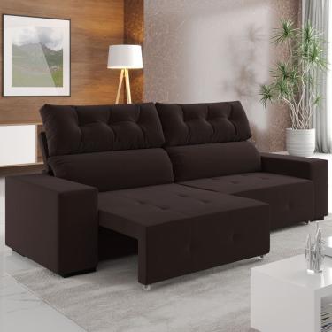 Imagem de Estofado 4 Lugares Ravenna Retrátil e Reclinável Barroco - Casa Giulia