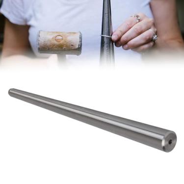 Imagem de Mandril de fabricação de anel, mandril ampliador de anel, anel de aço inoxidável ampliador vara de mandril dimensionador de anel de joias ferramenta de medição ampliador para fabricação de joias formato de anel (P)