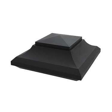 Imagem de Nuvo Iron SPC23 x 13,8 cm Tampa de adaptador de pino pirâmide de plástico preto