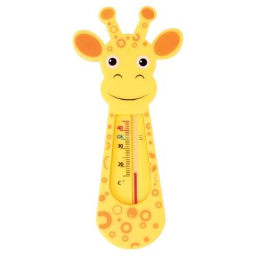 Imagem de Termômetro de Banho Infantil Banheira Temperatura Água Bebê Girafa