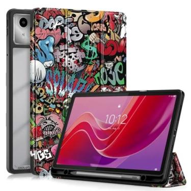 Imagem de Waillynice Capa para tablet Lenovo Tab M11 com suporte dobrável de acrílico TPU para XiaoxinPad Xiaoxin Pad 2024 capa 28 polegadas (TY, Tab M11 TB330FU)