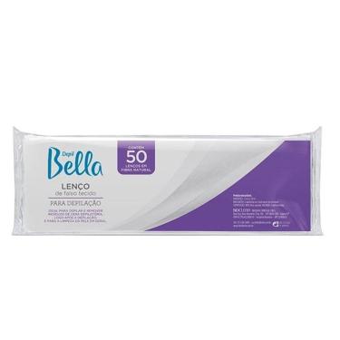 Imagem de Lenços Depilação Falso Tecido Fibra Natural Depil Bella 50un