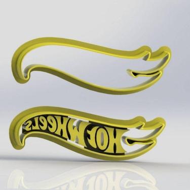 Imagem de Cortador Hot Wheels Logo Tamanho 6cm