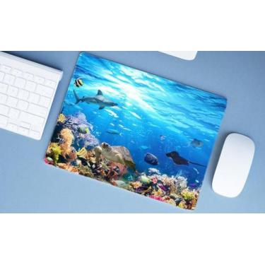 Imagem de Mouse Pad Grande, Corais - Deluzz