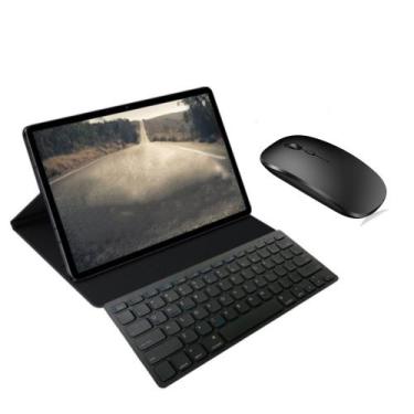 Imagem de Capa com teclado bluetooth + Mouse para tablet Samsung Galaxy Tab A7 l