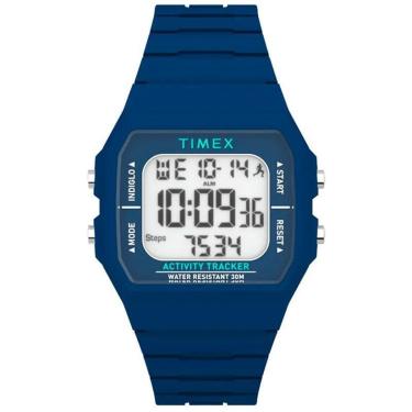 Imagem de Relógio Timex Digital Contador de Passos Azul TW5M55700-Unissex