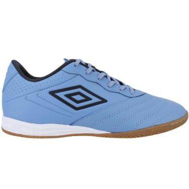 Imagem de Tênis Umbro Futsal Tocco III Premier Masculino, Azul claro, Preto, 41