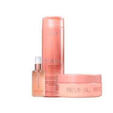 Imagem de Kit BRAÉ Revival Cond, Máscara Reconstrutora e Shine Oil