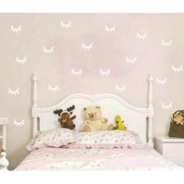 Imagem de Adesivo decorativo 40 Pares de olhos de unicórnio 5cm x 3,3cm Adesivo 