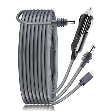 Imagem de 5m/16.4FT para Mini Cabo de Alimentação DC, 3 Em 1 USB C, DC & 12V/24V Carregador de Carro para DC Cabo de Alimentação Impermeável, Compatível Com Power Bank 65W PD Fonte