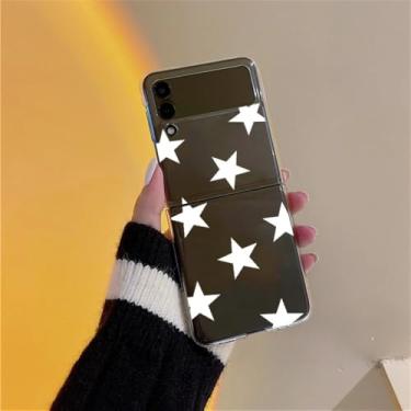 Imagem de Super Star Phone para Samsung Galaxy Z Flip 6 Case Transparent Stars Clear Hard Cover para Samsung ZFlip4 Z Flip5 4 Bag, Style 7, para Galaxy ZFlip 6