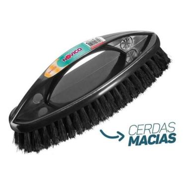 Imagem de Escova Para Sapatos Bettanin Lustrar Engraxar Cerdas Macias - Noviça B
