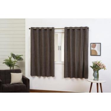 Imagem de Cortina Tecido Suede Semi Blecaute 2,80 X 1,70 Para Varão 2m - OutCasa