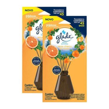Imagem de Kit 2 Difusor de Aromas Glade Brisa Cítrica de Verão 100ml cada