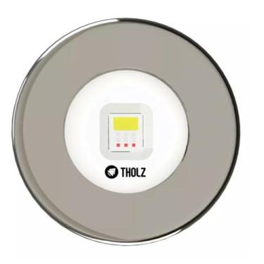 Imagem de Refletor Led 10W Inox 316 Slim RGB Premium para Iluminação de Piscina 