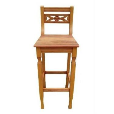 Imagem de Banqueta Miley Em Madeira Demolição - Cód 2163 - Barrocarte