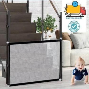 Imagem de Dog Isolation Gate Net Portátil Dobrável Pet Isolamento Obstáculo Segu