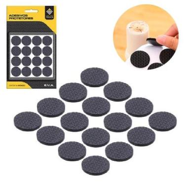 Imagem de Protetores Adesivos Kit 32 Unidades Pé De Móveis Cadeira - Casa Flex