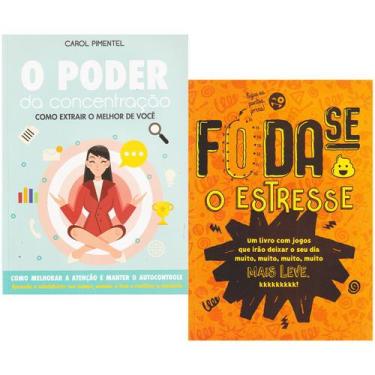 Imagem de Kit 2 Livros Foda-se o Estresse + O Poder da Concentração