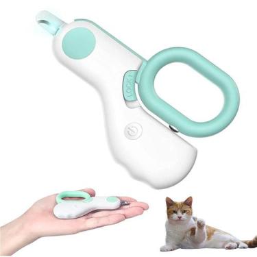 Imagem de Tesoura Cortador Unha Alicate Cachorro Gato Profissional Com Luz - rcl