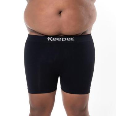 Imagem de Cueca boxer plus size microfibra sem costura anti assadura escolha a c