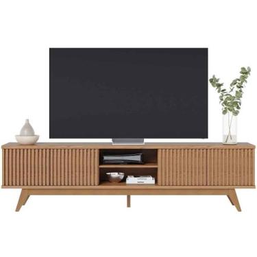 Imagem de Rack Bancada Bastião 4 Portas MDP Para TV até 75" Polegadas - Colibri,