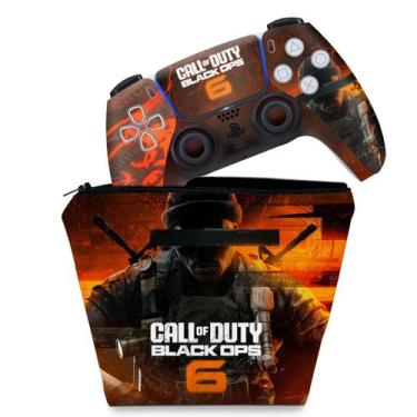 Imagem de Capa Case e Skin Compatível PS5 Controle - Call Of Duty Black Ops 6 - 