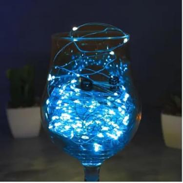 Imagem de Pisca de LED Fio de Fada 100L 10 Metros a Pilha Natal (Azul)