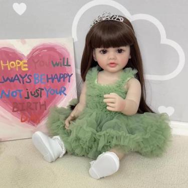 Imagem de Bebe Reborn Menina 100% Silicone 57 Cm - Isah - PRO BABY