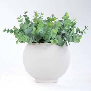 Imagem de Arranjo de Eucaliptos Artificiais em Vaso Nude Fosco - Vila das Flores