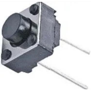 Imagem de 10 Pçs Micro Chave Push Button 2 Pinos Dip Protoboard 6x6x5