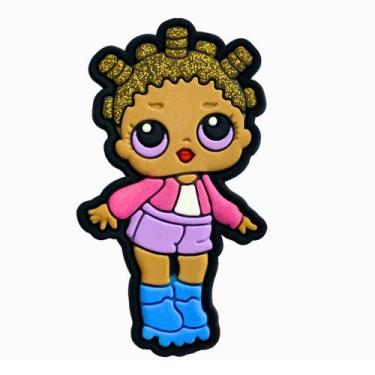 Imagem de Kit 10 Peças aplique Emborrachado Boneca Lol Cabelo Brilhante - RAE