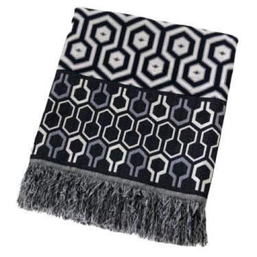 Imagem de Xale Manta para Sofá e Cama Dupla Face Luxuosa Decorativa Resistente 1