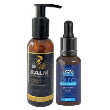 Imagem de 1Un óleo para barba 30ml+ 1Un balm hidratante 100ml- LGN Barber