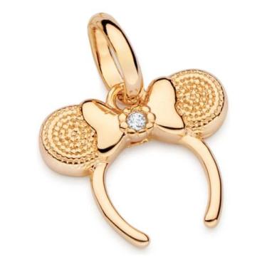 Imagem de Pingente Formato Tiara Da Minnie Composto Po 542838 - Rommanel, Branco