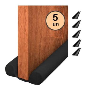 Imagem de 5un Veda porta duplo proteção poeira insetos água vento 70cm - Vida Pr