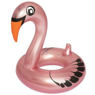 Imagem de Boia Cisne Perolado Com Abertura Praia Piscina 1972 - Mor, Rosa
