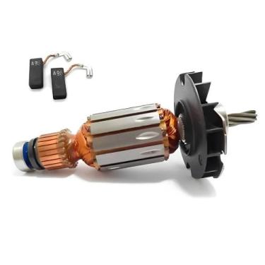 Imagem de Kit Induzido + Par de Escova de Carvão para Martelete GBH 2-24D BOSCH,