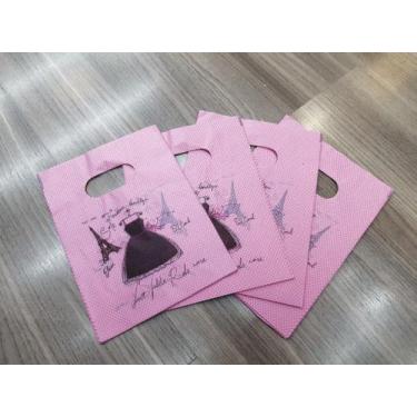 Imagem de Sacola Plástica Personalizado 15x20 centímetros com 100 unidades (Pari