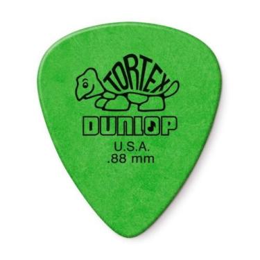 Imagem de Palheta Dunlop Tortex Standard 0.88mm Média Verde Unidade