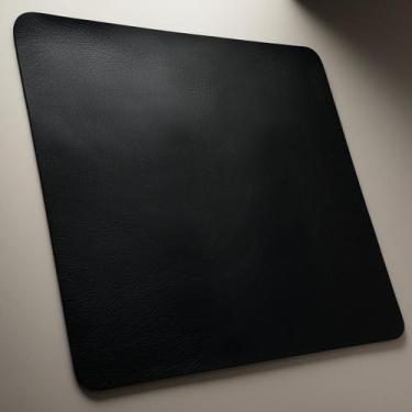 Imagem de Mouse Pad Sintético Gamer Grande 70x35 Speed Base Preto Emborrachado M