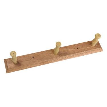 Imagem de Cabide para parede com 3 pinos 33 x 5 - Edal