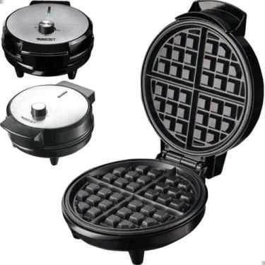 Imagem de Máquina De Fazer Waffle Grill Panqueca Elétrica Best 220v e 127v, 220V